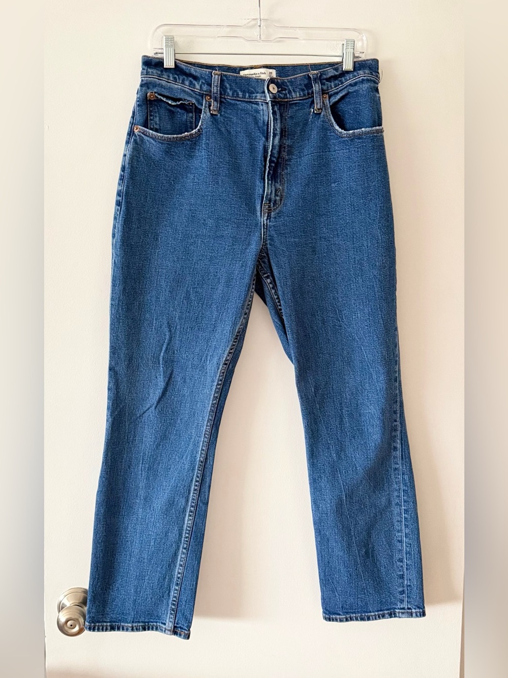 Abercrombie & Fitch Curve Love Slim Straight Ultra High Rise Jeans 30/10XS
